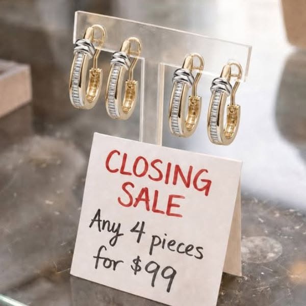 Closing Sale – Any 4 for $99