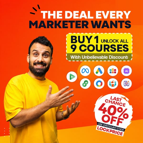Pay for 1. Get 9 Marketing Courses