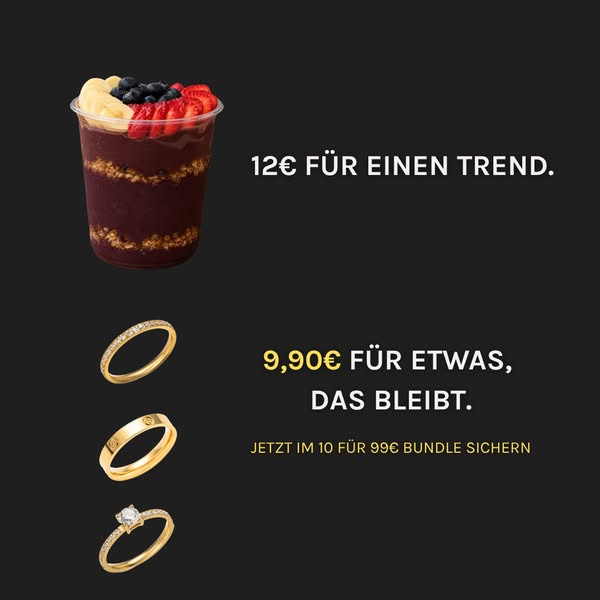 9,90€ pro Schmuckstück