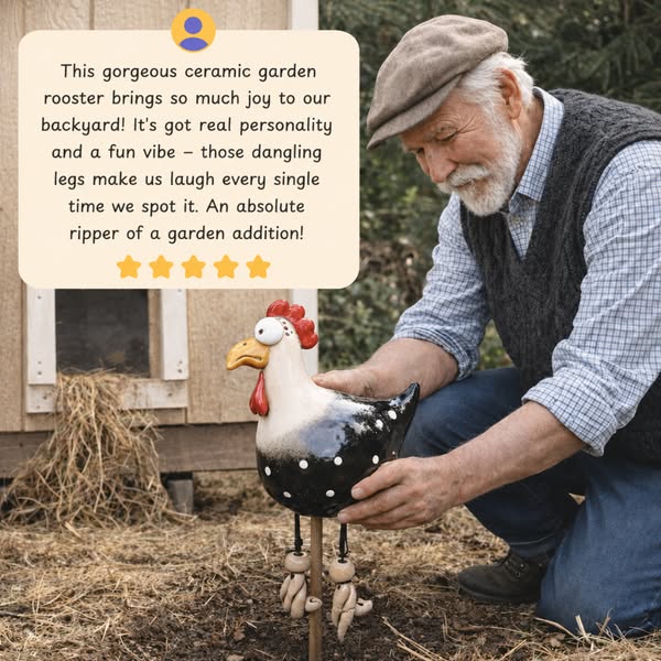 Your garden is missing one charming hen