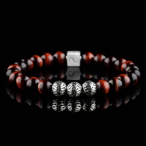 Red Tiger Eye Bracelet VII (8mm)