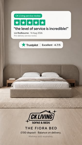 A beautiful bed. Real people to help.