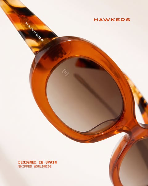 DESIGNED IN SPAIN · SHIPPED WORLDWIDE | HAWKERS™