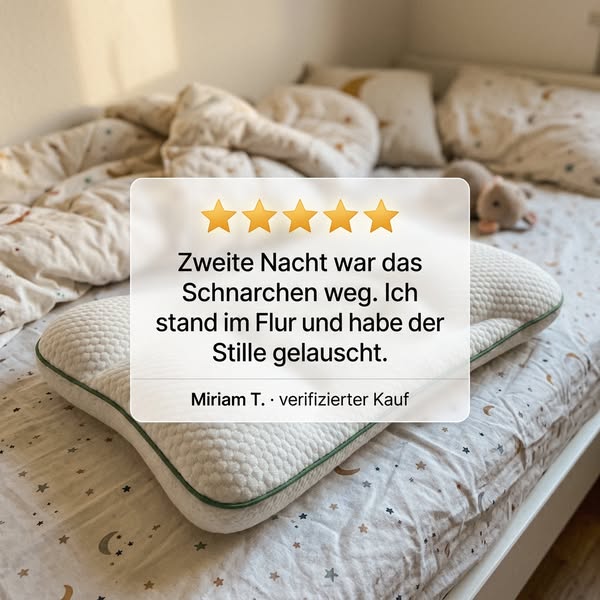 Schluss mit Schnarchen. Schütz sein Gesicht.