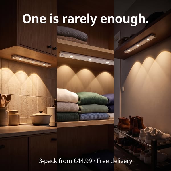 Light without cables — in ten seconds