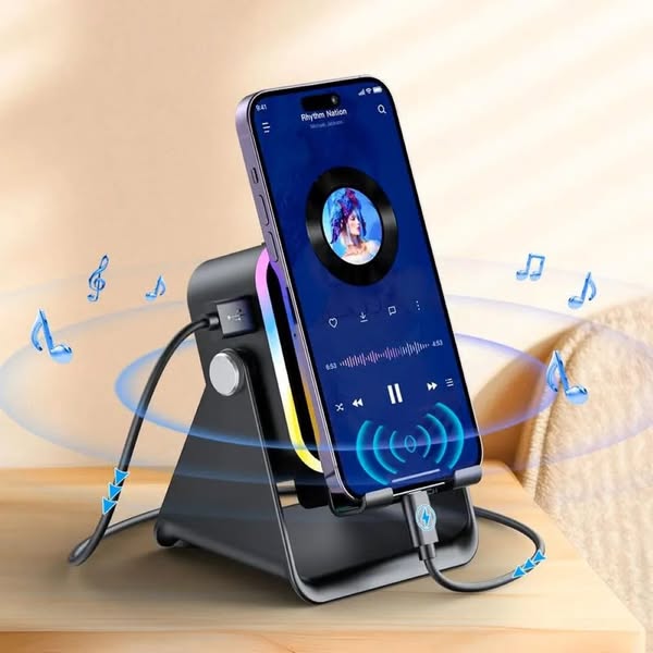 Smart 5-In-1 Induction Bluetooth Speaker!
