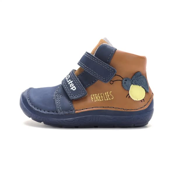 Trzewiki ocieplane barefoot A116-62455 Chocolate