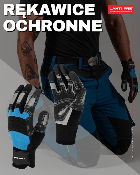 Rękawice ochronne odblaskowe Lahti Pro L2807