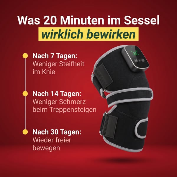 Knieschmerzen lindern — in 20 Minuten