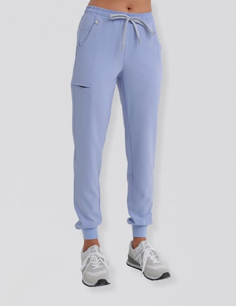 Women's Jogger Pants - CEIL BLUE