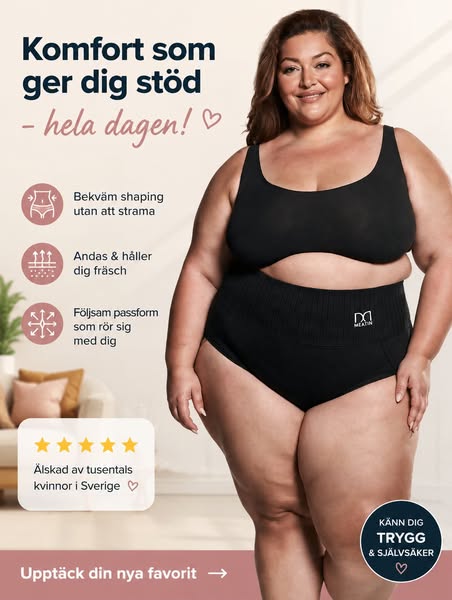"De bästa trosorna jag någonsin haft." - Johanna M.