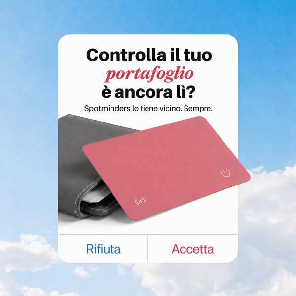 Non perdere mai più il tuo portafoglio