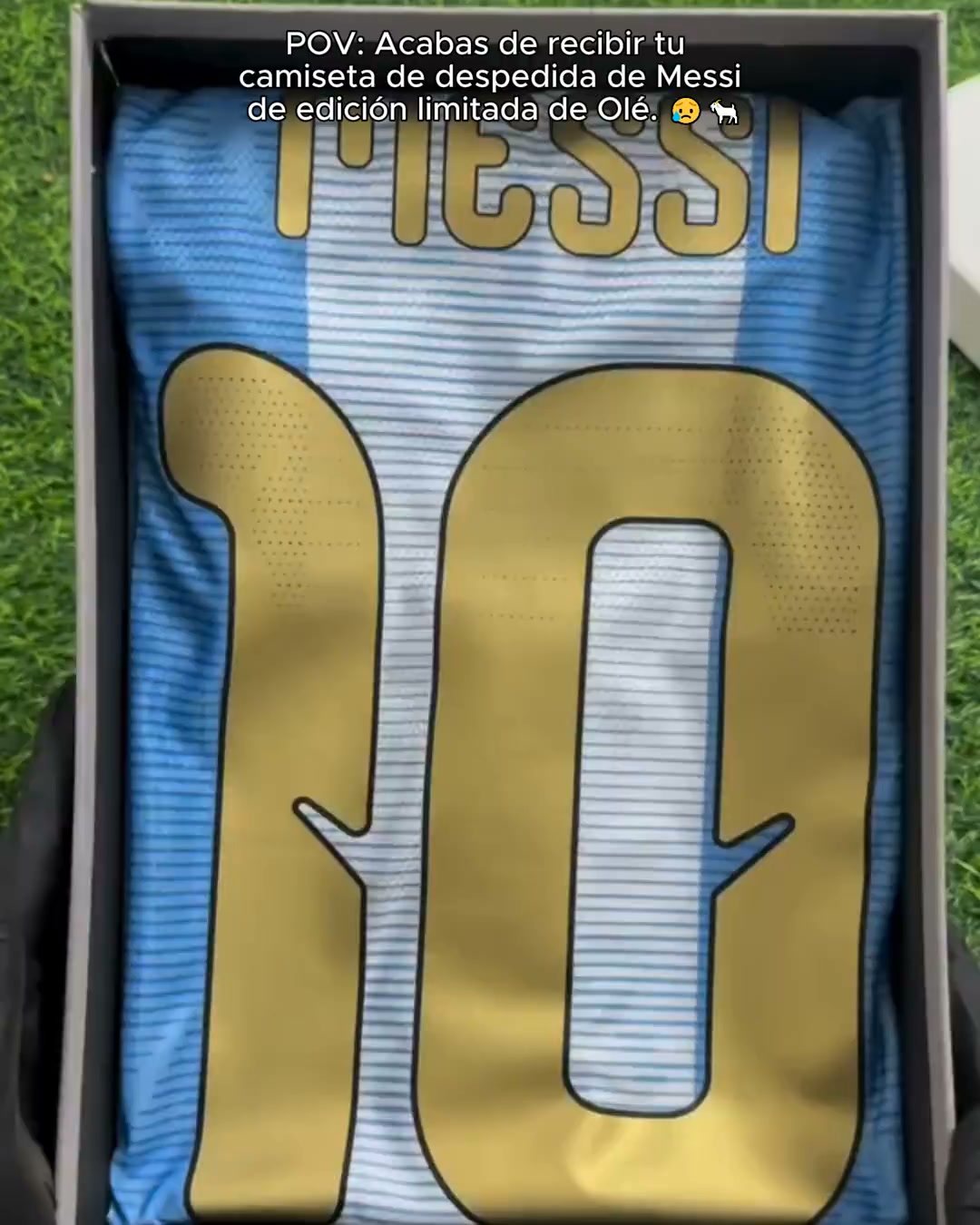 Último Tango: la camiseta de Messi