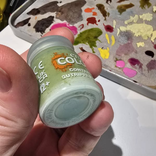 I was so sick of fighting my white paint that I just stopped using it.
