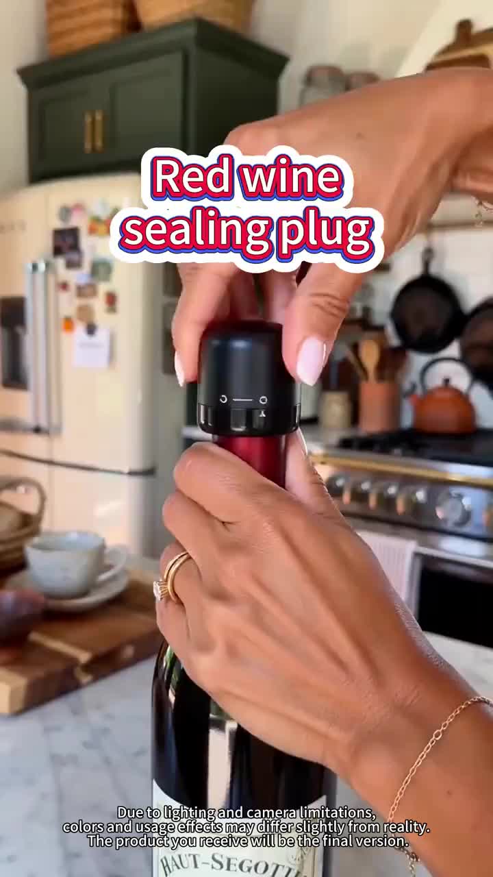 Silicone Sealed Wine, Beer, Champagne Stopper
