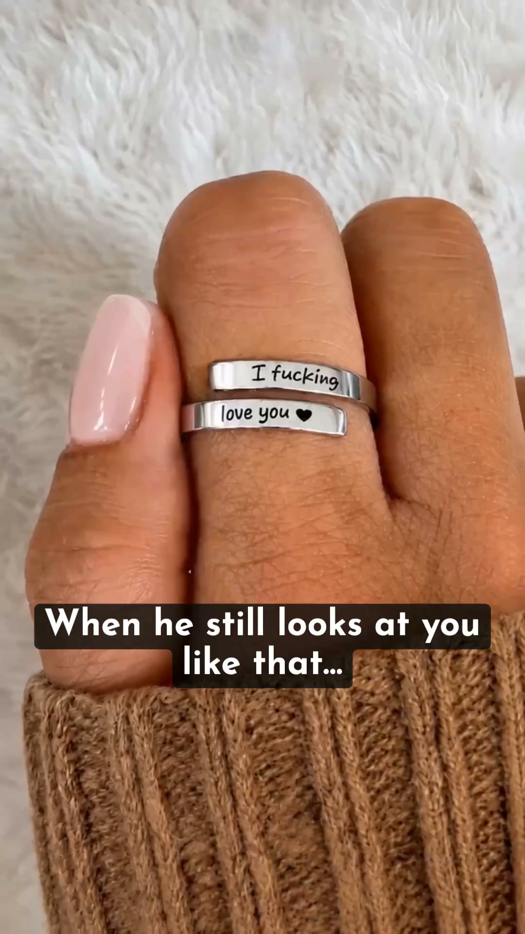 I Fcking Love You Ring