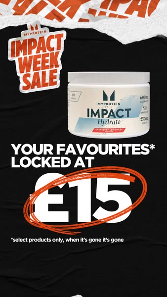 Myprotein Impact Week Sale is here!