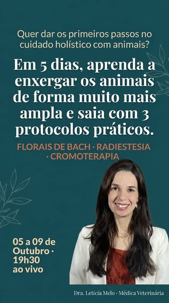 Imersão Saúde Holística Animal