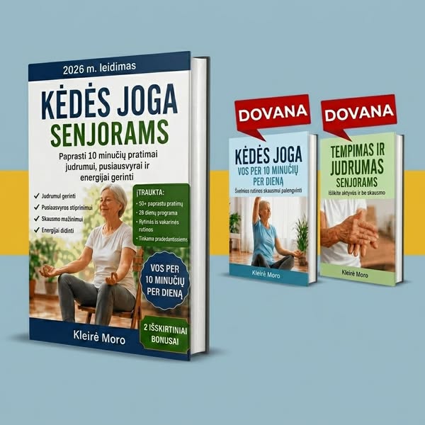 Joga ant Kėdės Pradedantiesiems – 3 Knygos Viename
