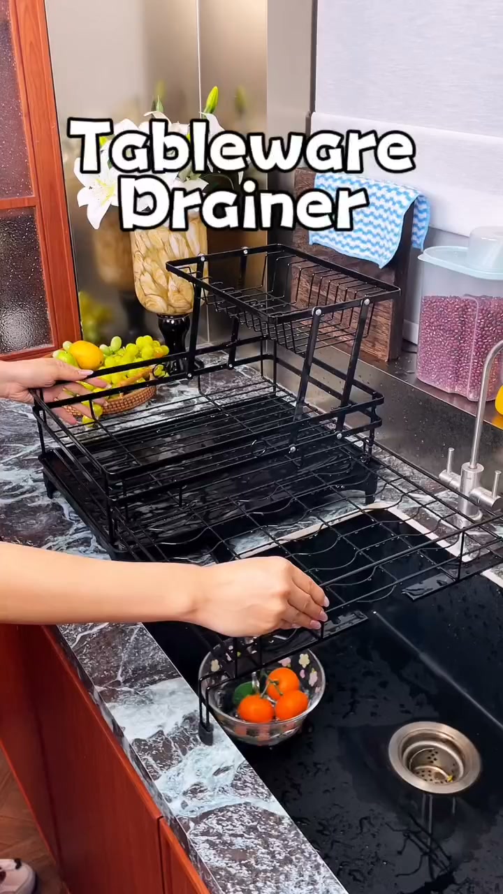More Drying Space, Less Counter Clutter