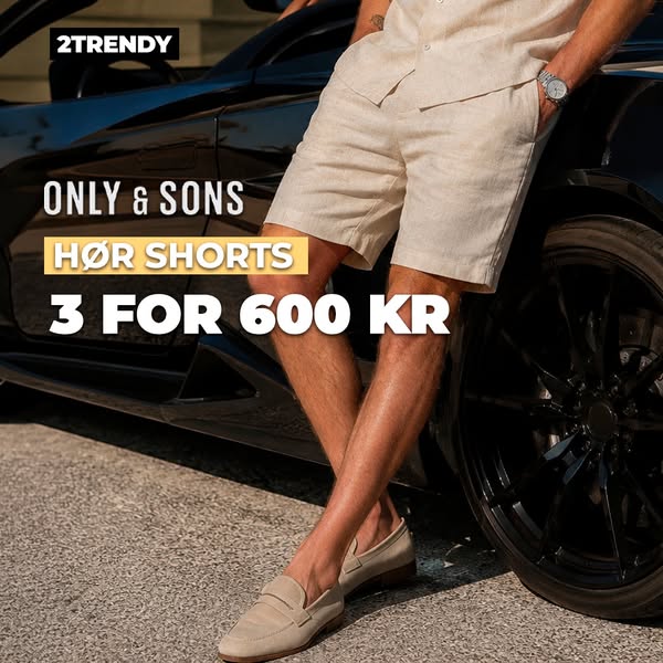Shorts x 3 = 600 kr.