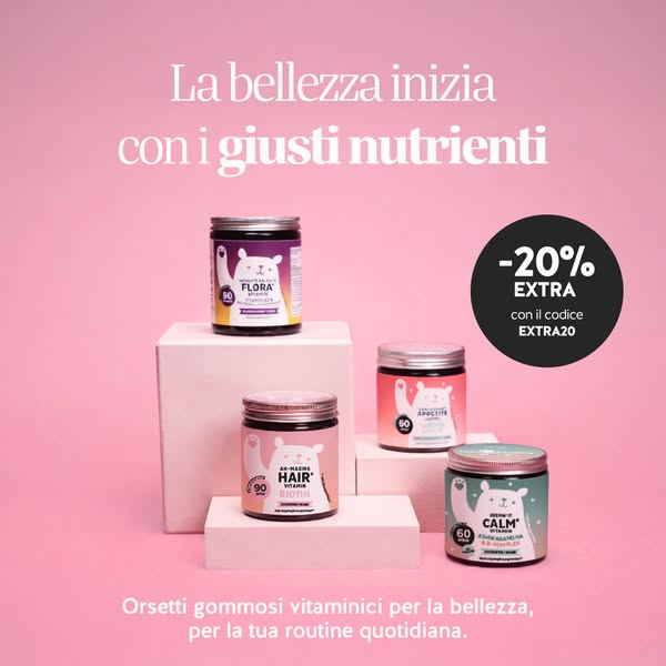 Risparmia il 20% con il codice EXTRA20