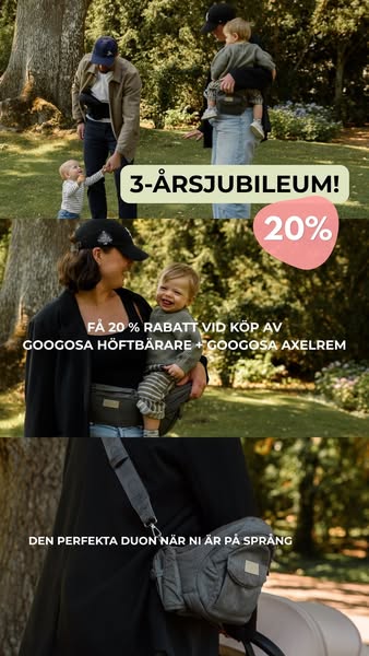Vi fyller 3 år, fira med 20%