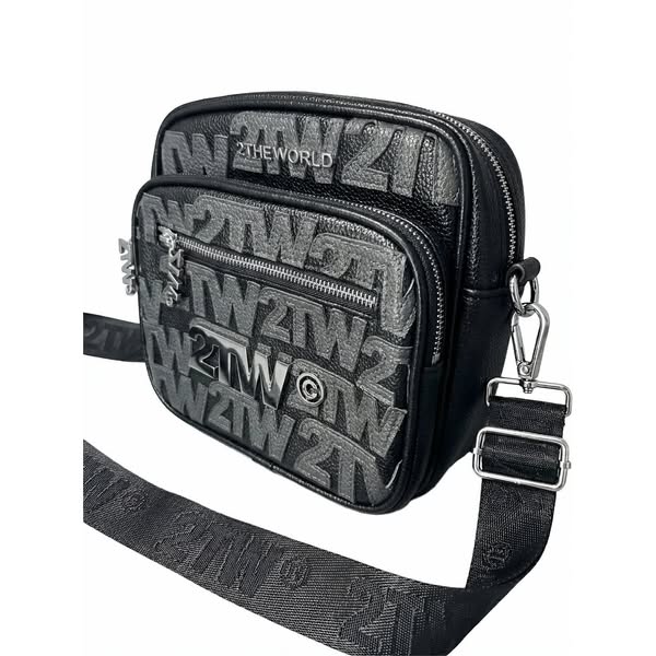 CHROME PATCHWORK SIDE BAG