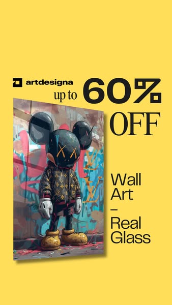Showstopping Glass Wall Art