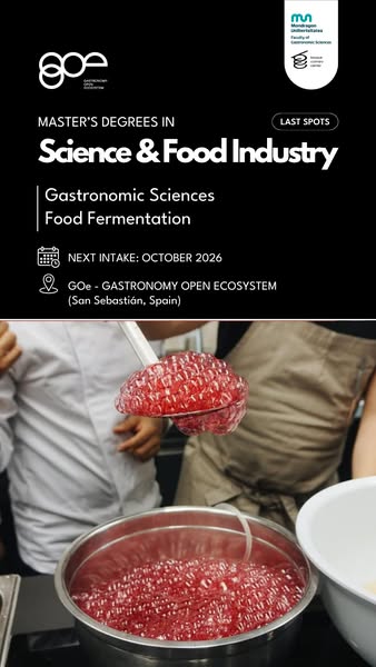 Master's Degrees in Science & Food Industry