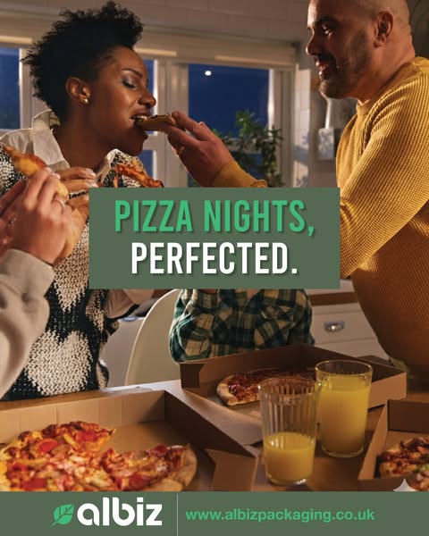 Takeaway Pizza Boxes – Brown, White & Printed