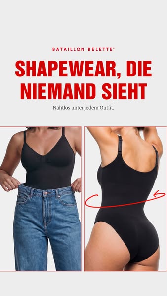 Definierte Silhouette. Null Einschneiden.