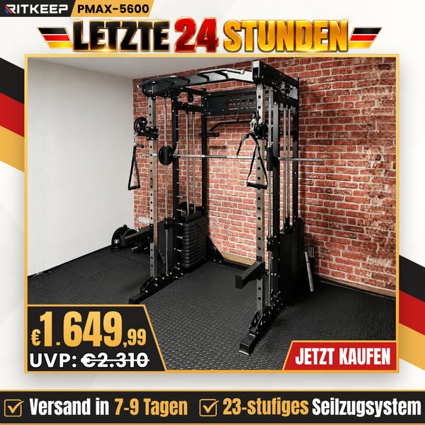 PMAX 5600 – Die beste All-in-One Smith Machine für das Home Gym | RitKeep