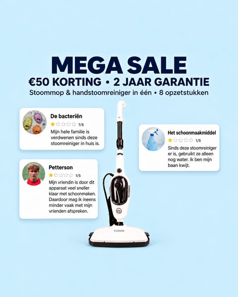 Mega Herfst Sale: €50 korting