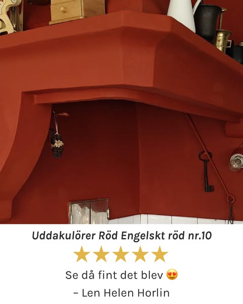 Äggoljetempera – Engelskt röd nr.10