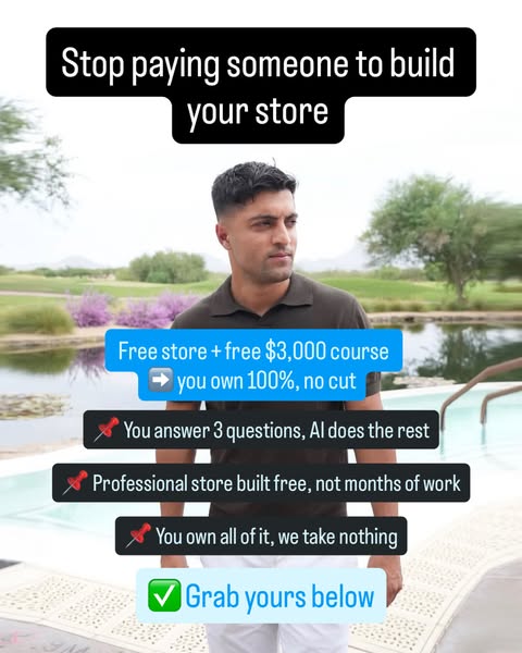 Free AI-Built Store in 10 Minutes