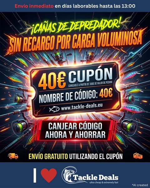 Cañas para peces depredadores