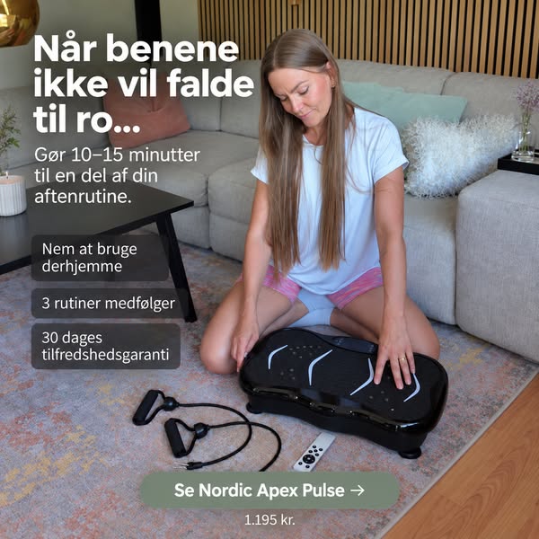 10–15 min. hjemme • 3 rutiner medfølger