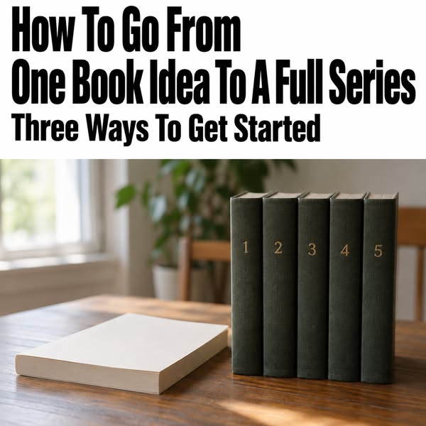 How To Go From One Book Idea To A Full Series