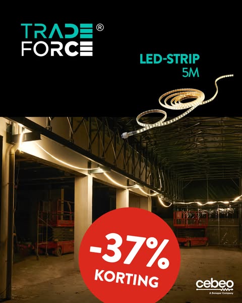 TradeForce LED-strip: -37% korting