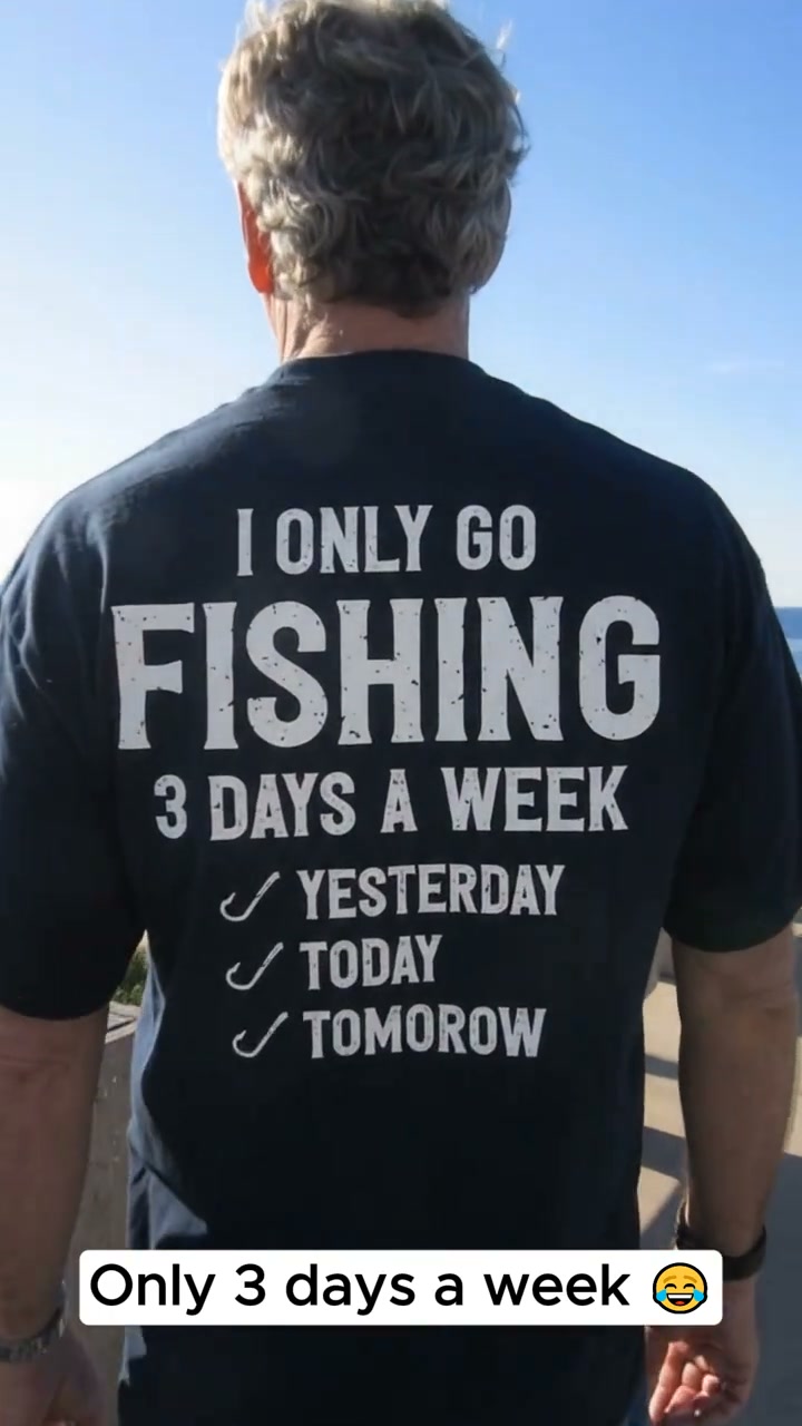 3 Days A Week Fishing Tee