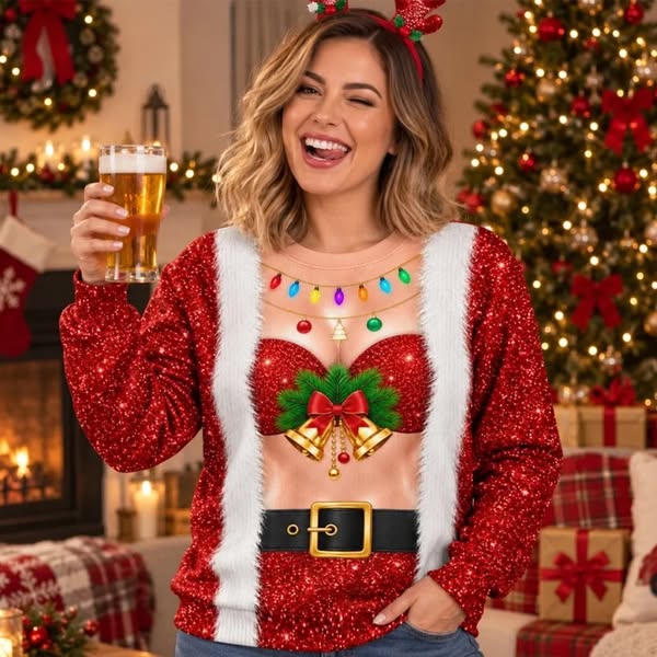 Funny Custom Ugly Christmas Sweatshirt