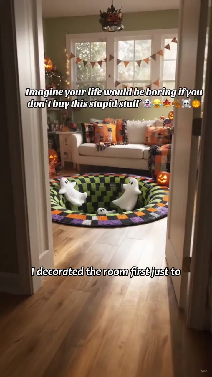 Halloween Round Rug