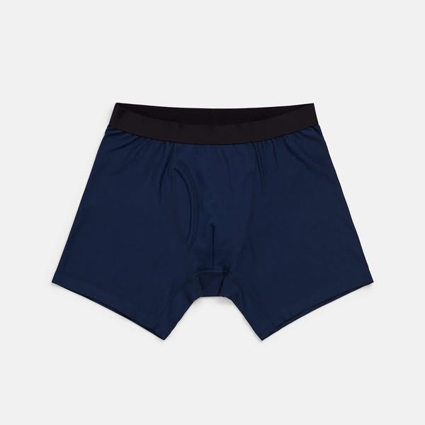 Merino Wool Boxer Briefs | Marine Blue
