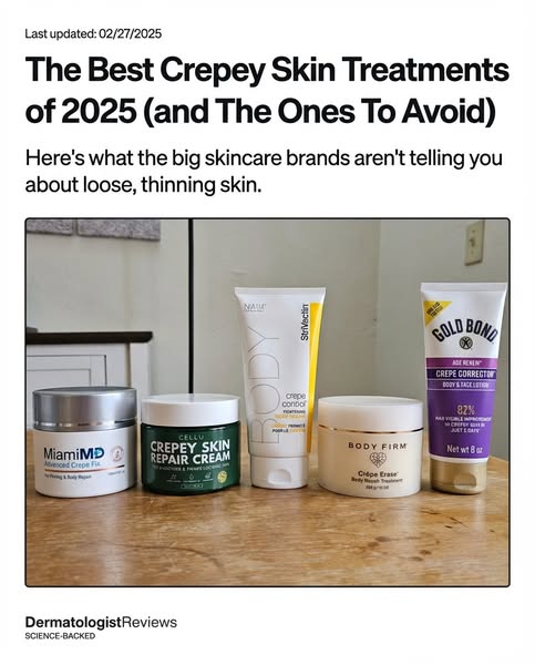 Why Crepey Skin Products Are A Scam