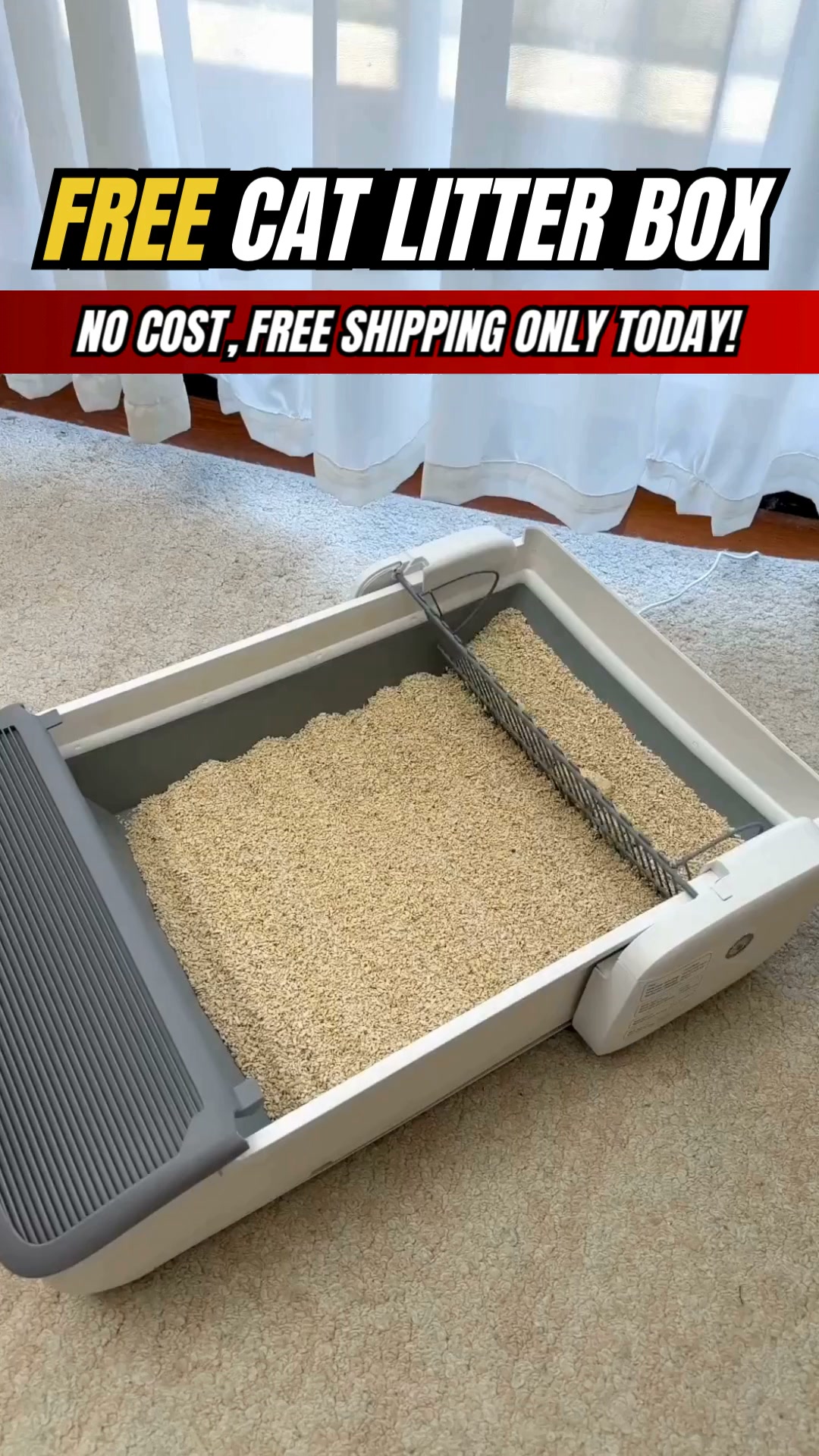 FREE CAT LITTER BOX
