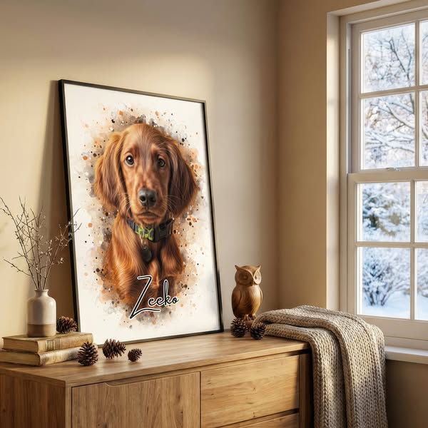 Waterverf Portret 30% Korting + Gratis Verzending