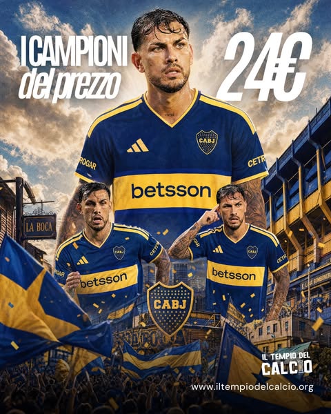 ARRIVATA LA NUOVA MAGLIA HOME BOCA 2026-27!