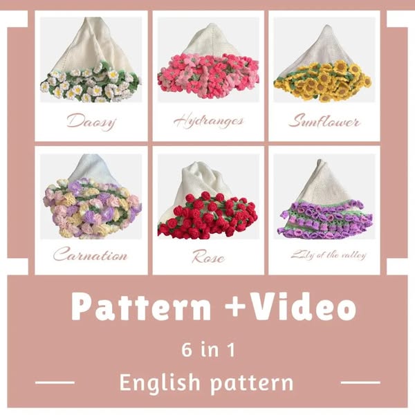 Stunning 6-in-1 Flower Crochet Blanket Pattern – Instant PDF Download!