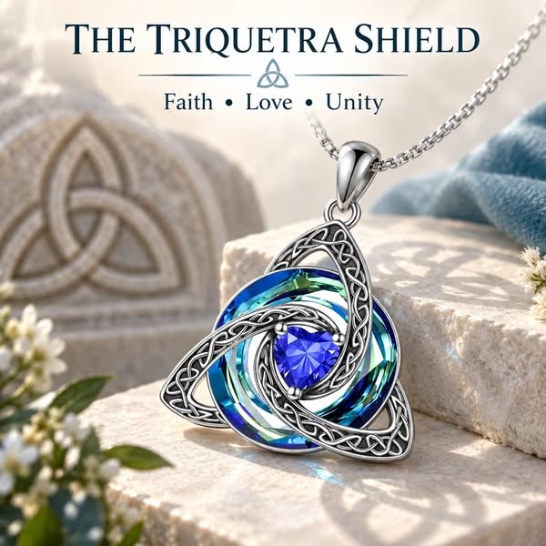 Celtic Birthstone Shield: Wear Your Protection & Story